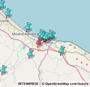 Mappa Via m.d'azeglio, 47841 Cattolica RN, Italia (3.44769)