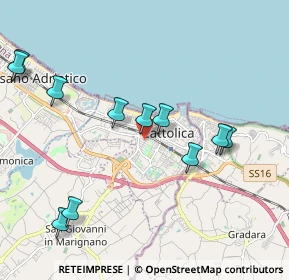 Mappa Cattolica, 47841 Cattolica RN, Italia (2.24091)