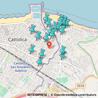 Mappa Via Vasco da Gama, 47841 Cattolica RN, Italia (0.429)