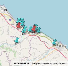 Mappa Via Vasco da Gama, 47841 Cattolica RN, Italia (5.21308)