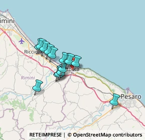 Mappa Via Vasco da Gama, 47841 Cattolica RN, Italia (5.25267)