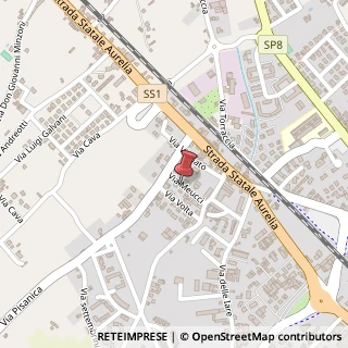 Mappa Via Antonio Meucci, 1, 55045 Pietrasanta, Lucca (Toscana)
