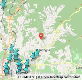 Mappa Via di Luparello, 51100 Pistoia PT, Italia (3.64063)