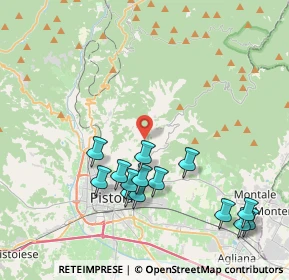 Mappa Via di Luparello, 51100 Pistoia PT, Italia (4.445)