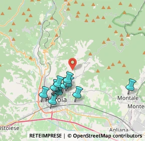 Mappa Via di Luparello, 51100 Pistoia PT, Italia (3.69091)