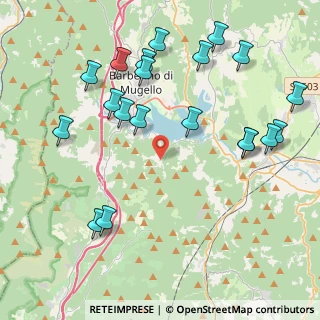 Mappa Via Monti, 50031 Barberino di Mugello FI, Italia (4.933)
