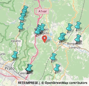 Mappa Via Monti, 50031 Barberino di Mugello FI, Italia (9.2765)