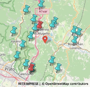 Mappa Via Monti, 50031 Barberino di Mugello FI, Italia (9.574)