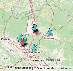 Mappa Via Monti, 50031 Barberino di Mugello FI, Italia (9.36438)