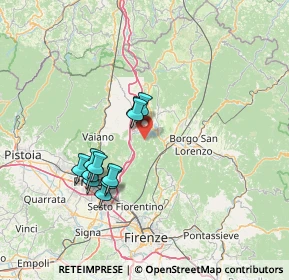 Mappa Via Monti, 50031 Barberino di Mugello FI, Italia (12.94636)