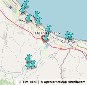 Mappa Via Santa Monica, 47843 Santa Monica-Cella RN, Italia (4.30667)