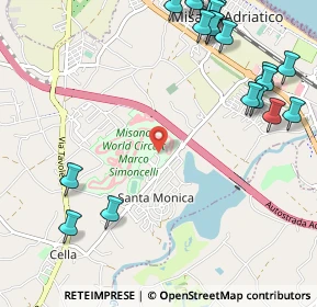 Mappa Via Santa Monica, 47843 Santa Monica-Cella RN, Italia (1.51)