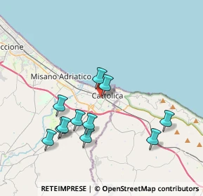 Mappa , 47841 Cattolica RN, Italia (3.81455)