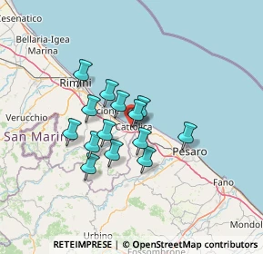 Mappa , 47841 Cattolica RN, Italia (10.06)