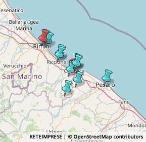 Mappa , 47841 Cattolica RN, Italia (10.2125)