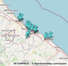 Mappa , 47841 Cattolica RN, Italia (9.38154)