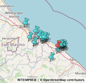 Mappa , 47841 Cattolica RN, Italia (9.601)