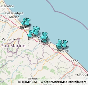 Mappa , 47841 Cattolica RN, Italia (11.29688)