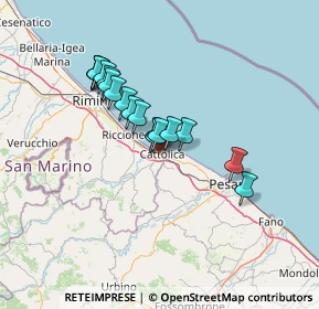 Mappa , 47841 Cattolica RN, Italia (11.33278)
