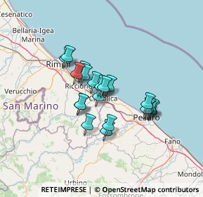 Mappa , 47841 Cattolica RN, Italia (9.9515)