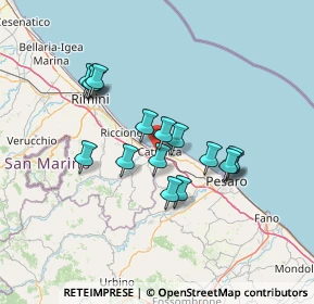 Mappa , 47841 Cattolica RN, Italia (11.82438)