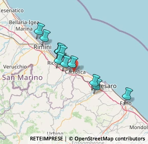 Mappa , 47841 Cattolica RN, Italia (11.69727)