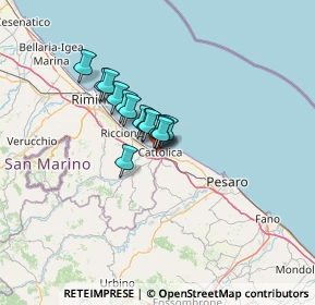Mappa , 47841 Cattolica RN, Italia (7.44786)