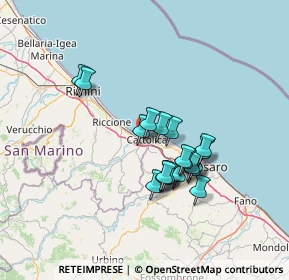 Mappa , 47841 Cattolica RN, Italia (11.4125)