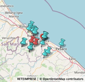 Mappa , 47841 Cattolica RN, Italia (9.312)