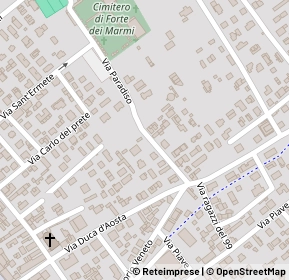 Mappa 55042 Forte dei Marmi LU, Italia (0.1375)