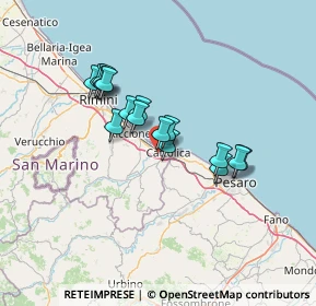 Mappa Piazza dei Navigatori, 47841 Cattolica RN, Italia (10.8475)