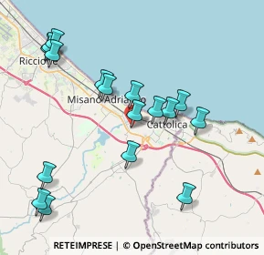 Mappa Piazza dei Navigatori, 47842 San Giovanni In Marignano RN, Italia (4.26706)