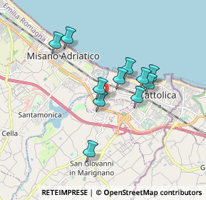 Mappa Piazza dei Navigatori, 47842 San Giovanni In Marignano RN, Italia (1.48091)