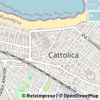 地図 Cattolica