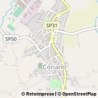 Hartă Coriano