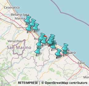 Mappa 47843 Misano Adriatico RN, Italia (10.0625)