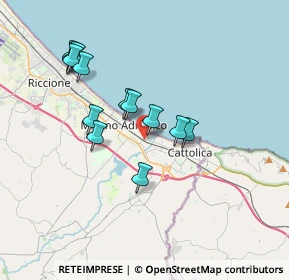 Mappa Via Amerigo Vespucci, 47843 Misano Adriatico RN, Italia (3.33154)