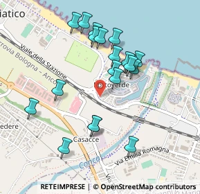 Mappa Via Amerigo Vespucci, 47843 Misano Adriatico RN, Italia (0.455)