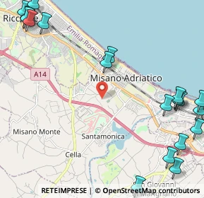 Mappa 47843 Misano Adriatico RN, Italia (3.44)