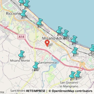 Mappa 47843 Misano Adriatico RN, Italia (3.06692)