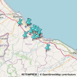 Mappa 47843 Misano Adriatico RN, Italia (5.02636)