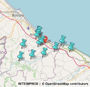 Mappa 47843 Misano Adriatico RN, Italia (5.62667)