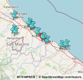 Mappa 47843 Misano Adriatico RN, Italia (13.92455)