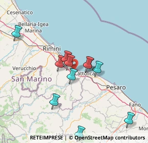 Mappa 47843 Misano Adriatico RN, Italia (16.10667)