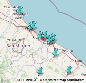 Mappa 47843 Misano Adriatico RN, Italia (12.93364)