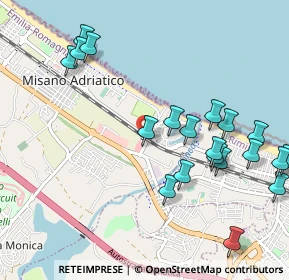 Mappa Via del Ciglio, 47843 Misano Adriatico RN, Italia (1.21)