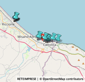 Mappa Via Padova, 47841 Cattolica RN, Italia (2.94786)