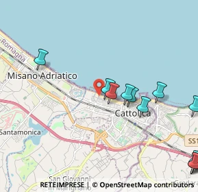 Mappa Via Padova, 47841 Cattolica RN, Italia (2.77417)