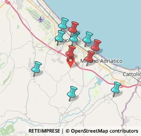 Mappa Via Dalla Chiesa, 47843 Misano Adriatico RN, Italia (3.22364)