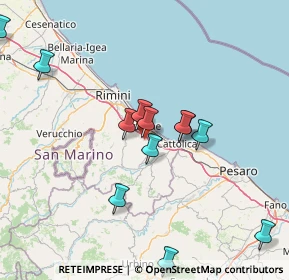 Mappa Via Dalla Chiesa, 47843 Misano Adriatico RN, Italia (15.81167)